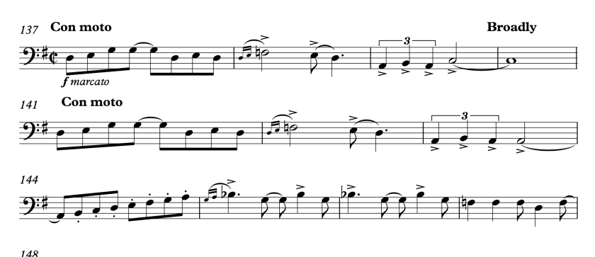 58.1 Gershwin - Rhapsody in Blue 137-147 - Violoncello